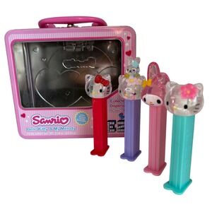 Sanrio PEZ‎ Hello Kitty Lunch Collector Box My Melody Dispensers